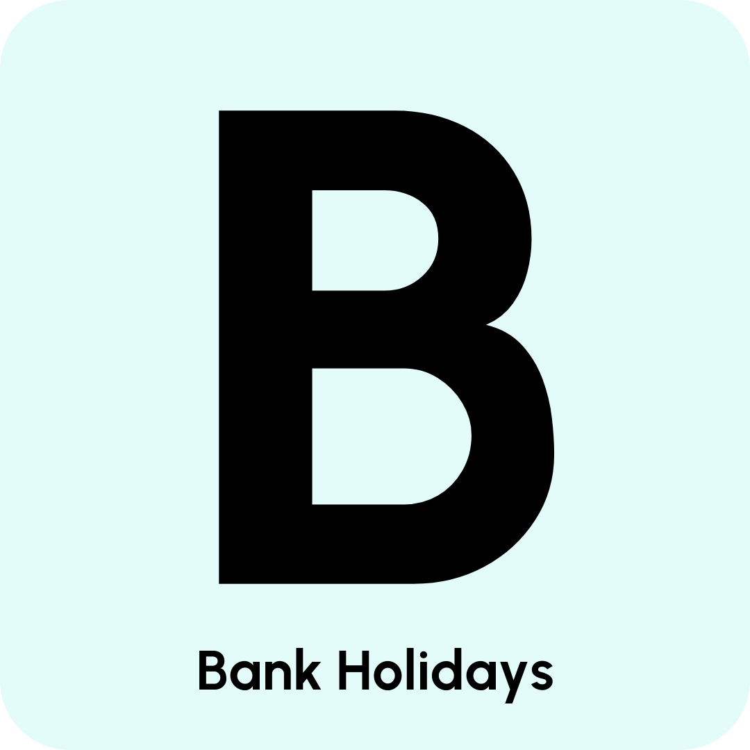 Bank Holidays