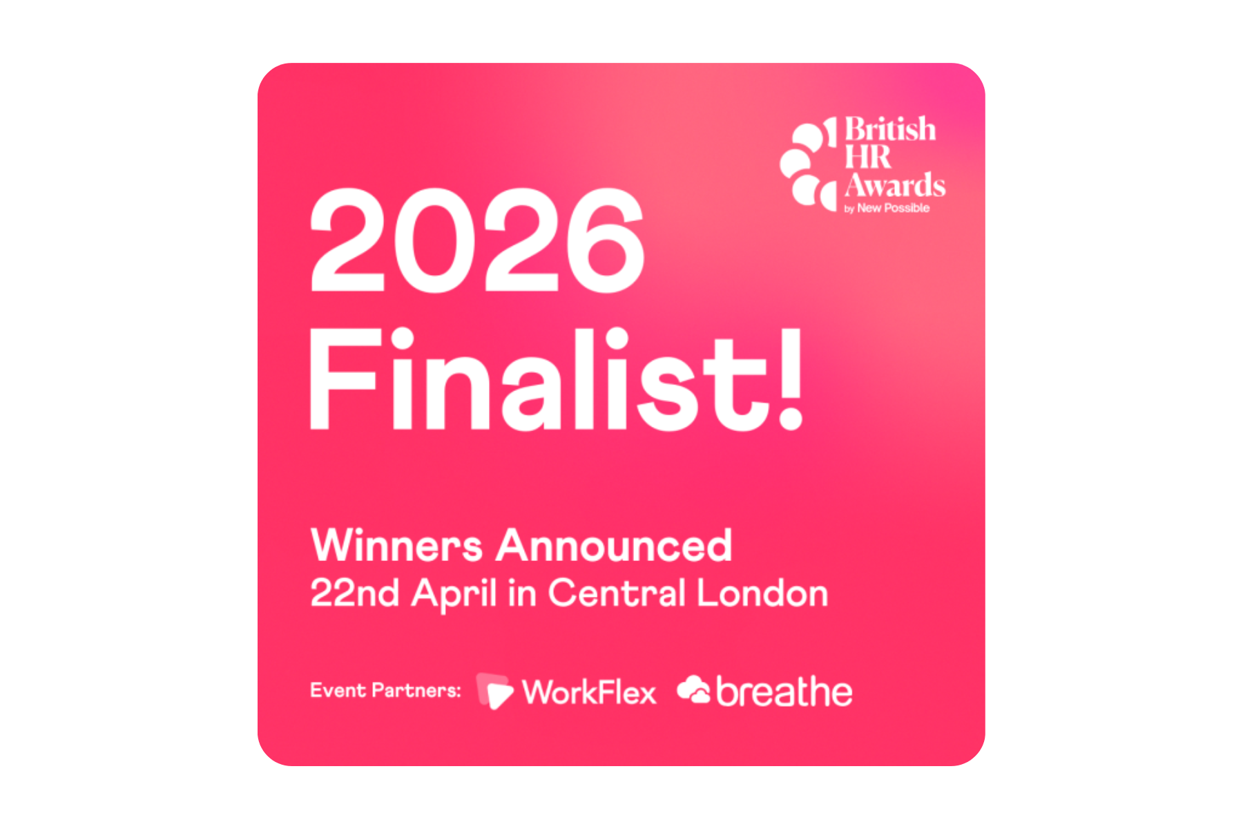 Finalist British HR Awards
