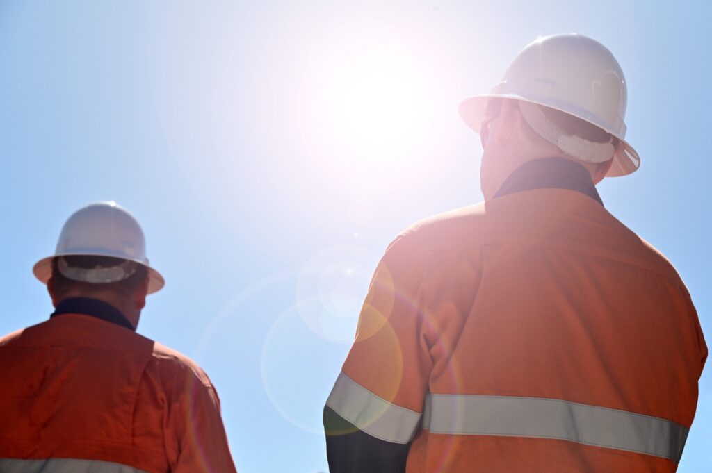 Working in hot weather